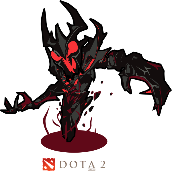 Дота Shadow Fiend тату