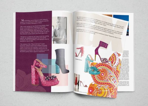 Разворот обложки журнала