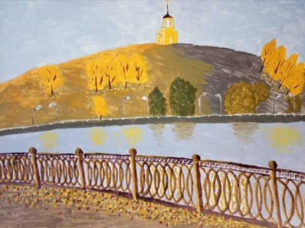 Лисья гора Нижний Тагил рисунок