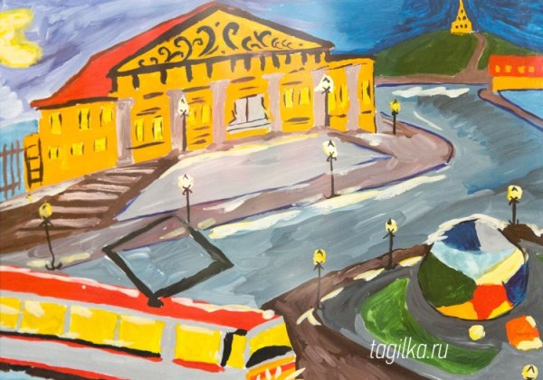 Детские рисунки про Ульяновск