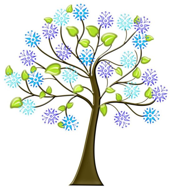 Весенние дерева для дет