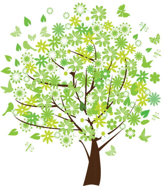 Летнее дерево для дошкольников