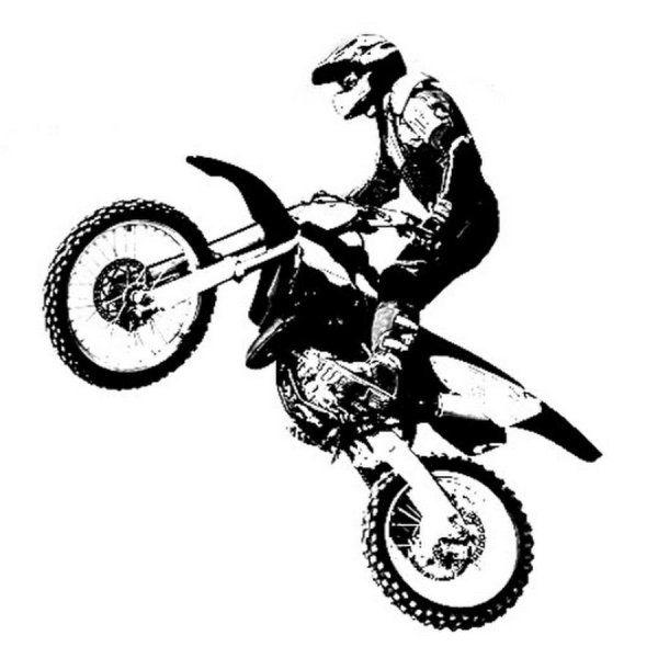 Эскиз кроссового мотоцикла