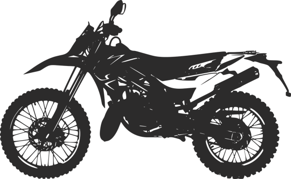 Эскиз кроссового мотоцикла