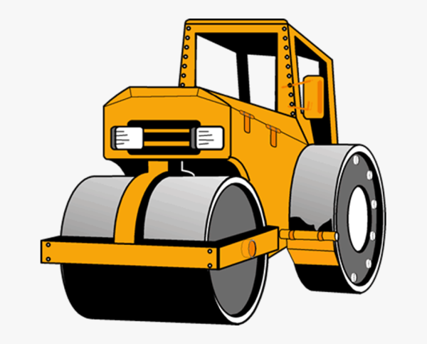 Дорожный каток вектор