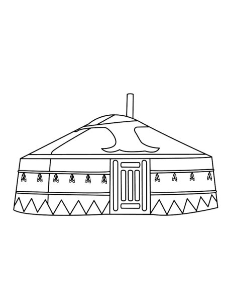 Павел Кузнецов художник Юрты в степи