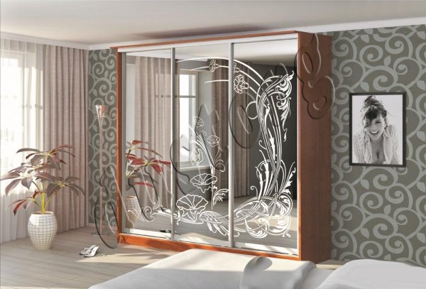 Шкаф Аурум 16 купе пескоструй