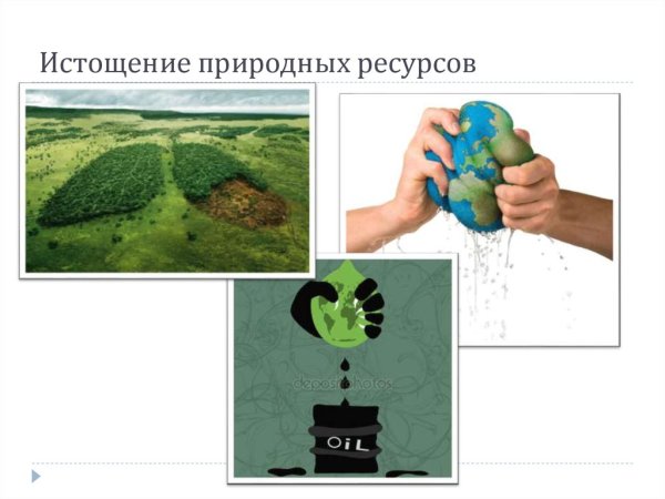 Истощение природных ресурсов