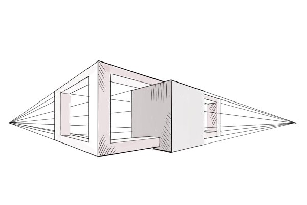 Нарисовать проект здания