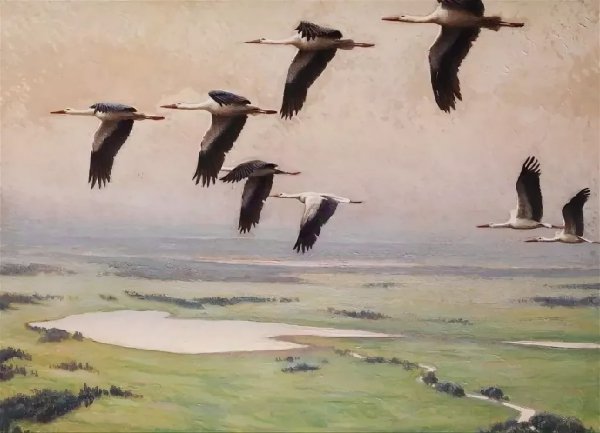 Соколов Микитов улетают Журавли