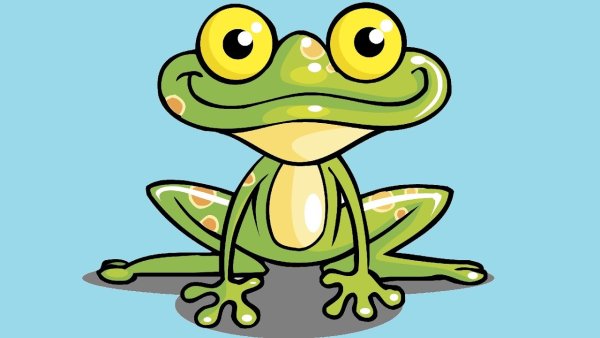 Лягушка из мультика