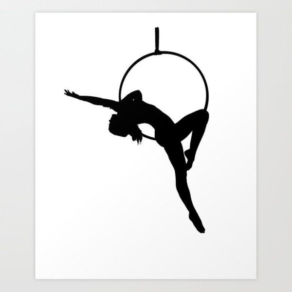 Воздушное кольцо силуэт