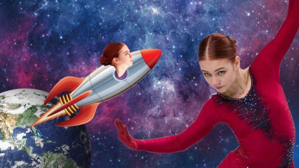 Саша Трусова коллаж