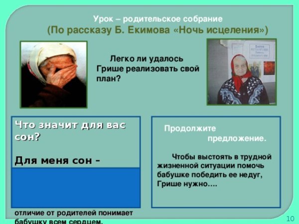 Ночь исцеления краткое содержание