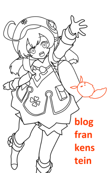 Нарисовать Геншин Импакт