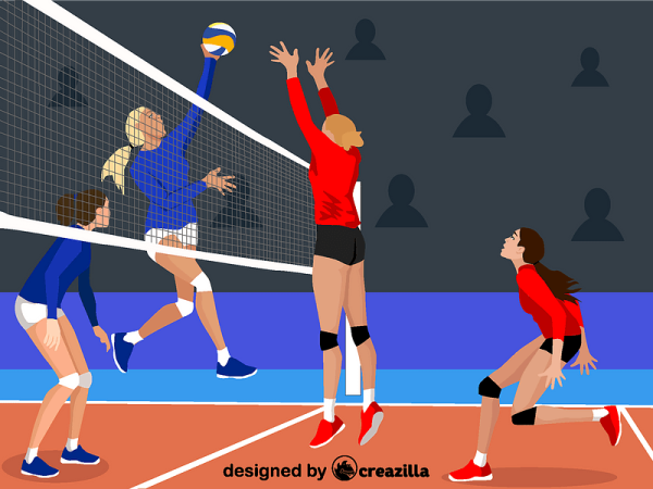 Волейбол мультяшный