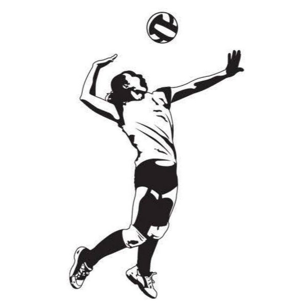 Женский волейбол вектор