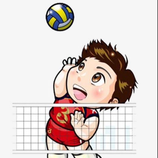 Плакат на тему волейбол