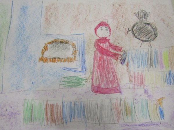 Колыбель карандашом