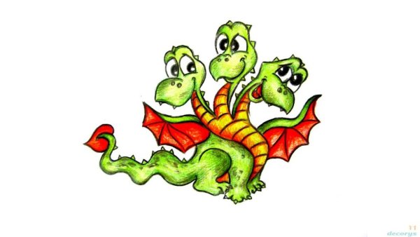 Драконы трехголовые