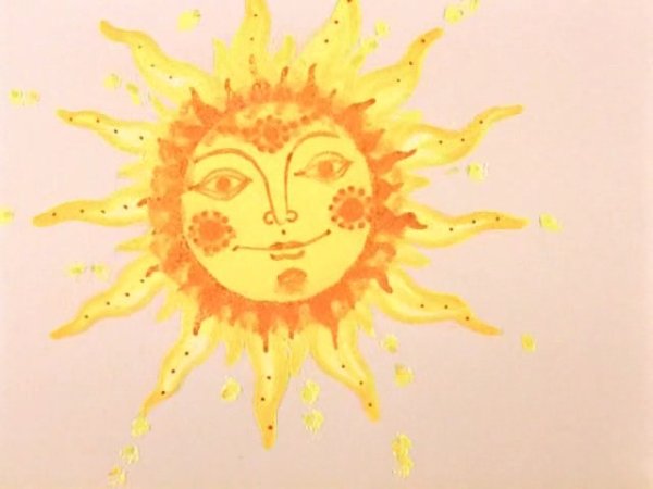 Солнышко рисунок