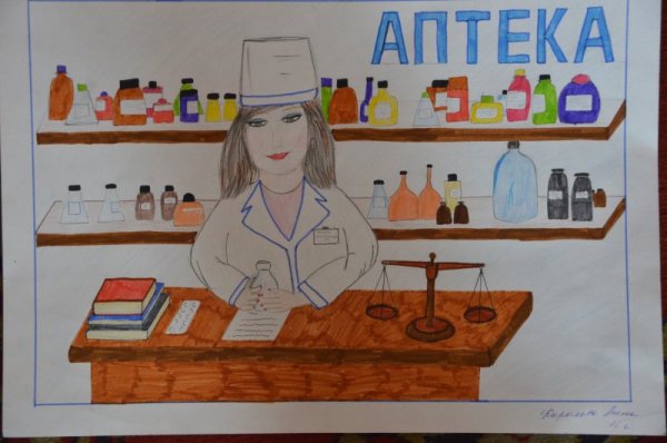 Рисование на тему профессии