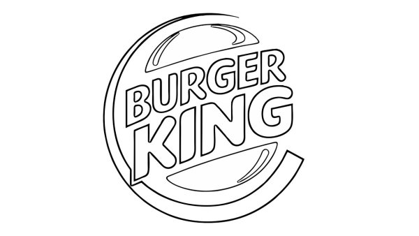 Раскраска бургер Кинг