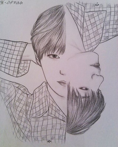 Срисовки БТС БТС Тэхен