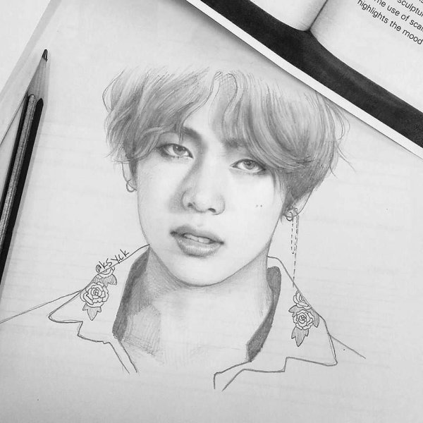 Ким Тэхен скетч