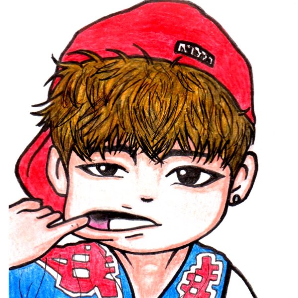 Портреты БТС Тэхен