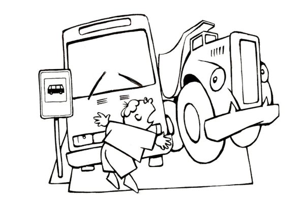 Рисунок на тему дорожные приключения