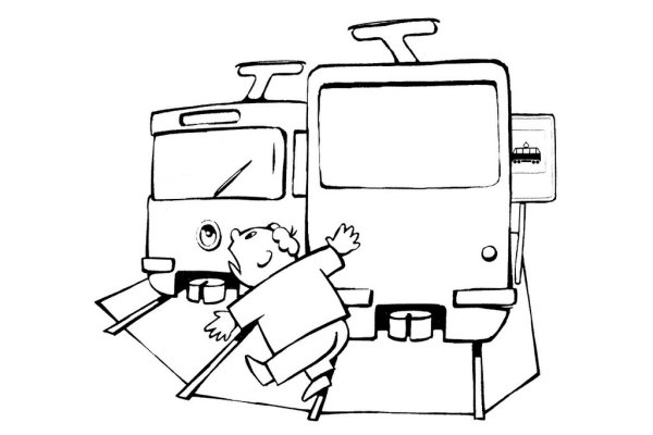 Рисунок на тему дорожные приключения