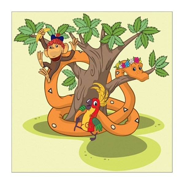 38 Попугаев раскраска удав