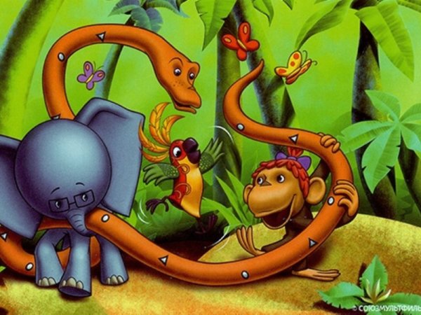 Сказка 38 попугаев удав