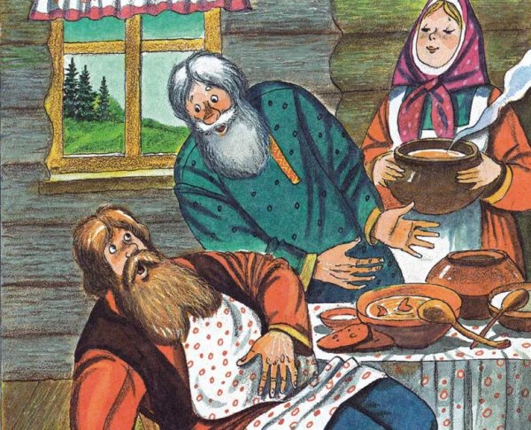 Крылов басня Демьянова уха