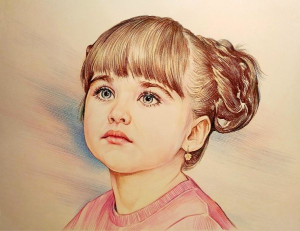 Портреты мамы детские рисунки