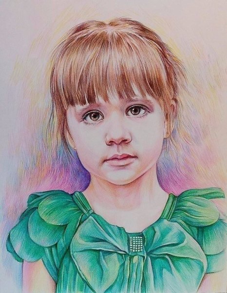 Рисование портрета для детей