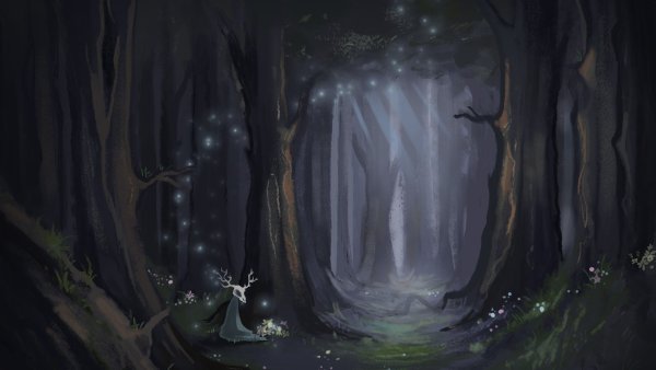 Ночь в лесу мульт