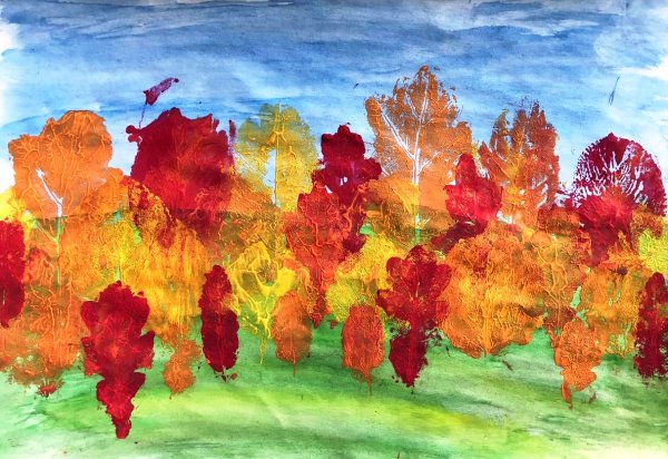 Рисование осень