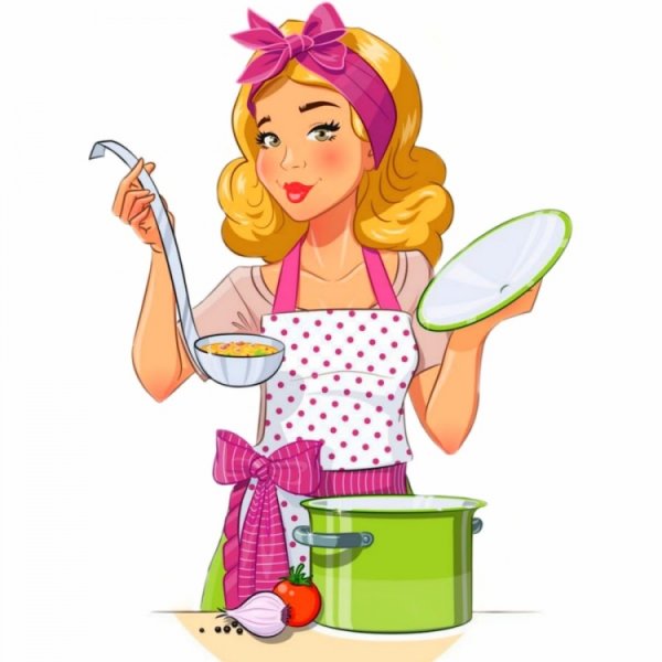 Домохозяйка иллюстрация