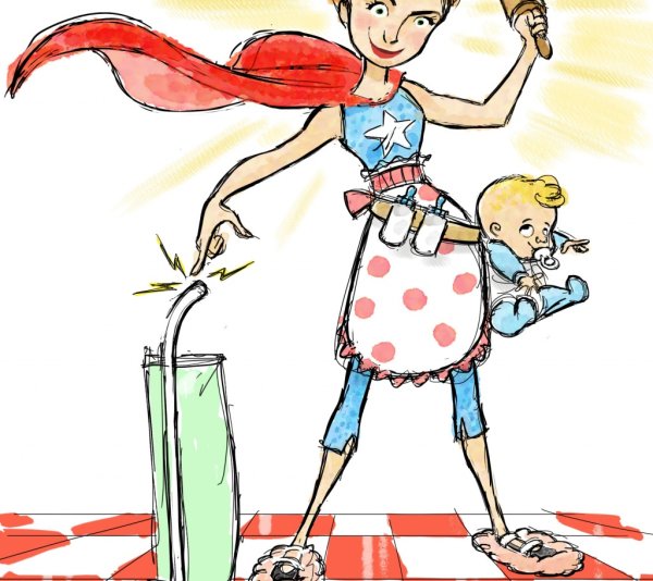 Уставшая домохозяйка