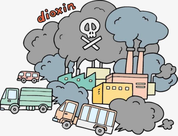 Загрязнение воздуха иллюстрации