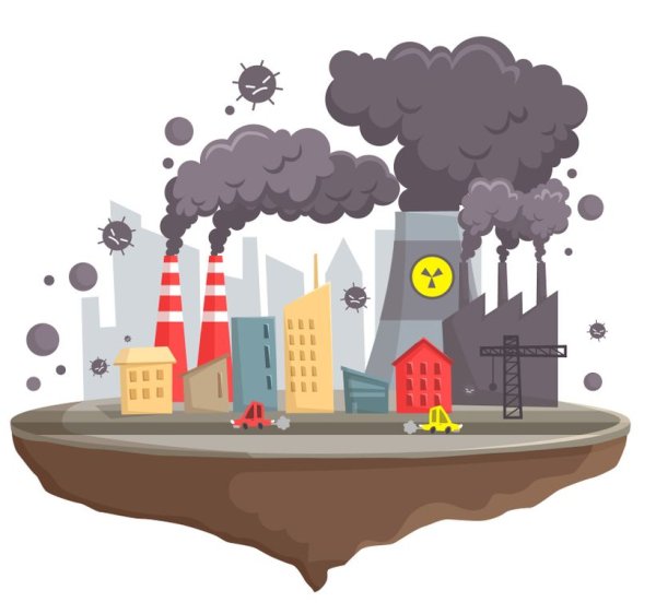 Загрязнение окружающей среды рисунки