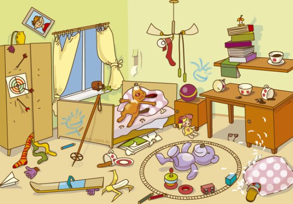 Комната с предметами