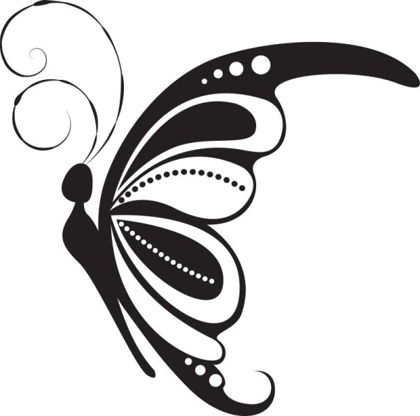 Стилизованная бабочка