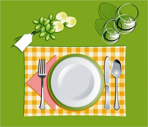 Сервировка стола для детей