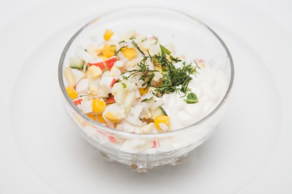 Оливье из крабовых палочек