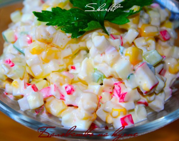 Салат крабовый