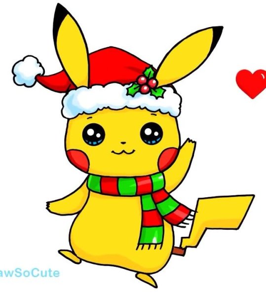 Пикачу новый год