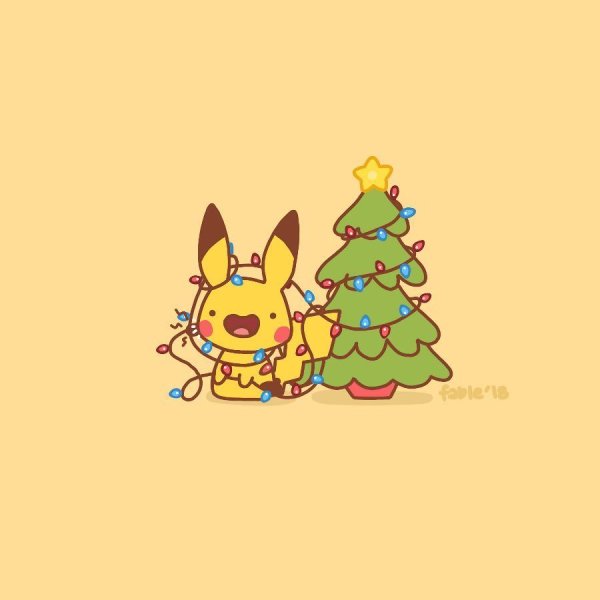 Новогодний Пикачу